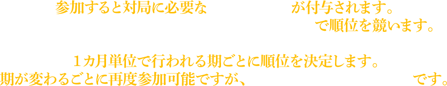 大会概要・ルールの詳細