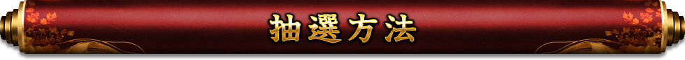 抽選方法